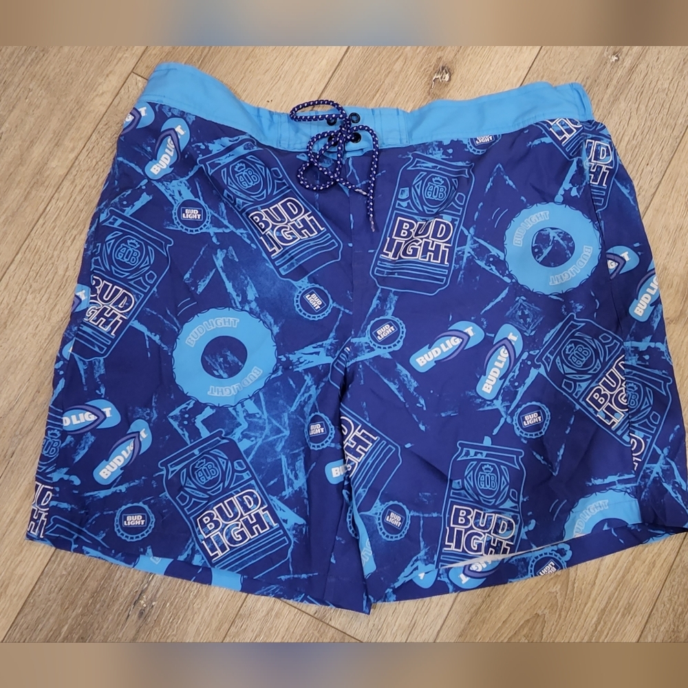 Mens Bud Lught board shorts